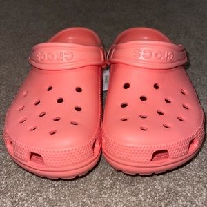 Peach Crocs